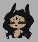 headshot flat color